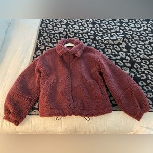 Lululemon cinchable fleece zip-up